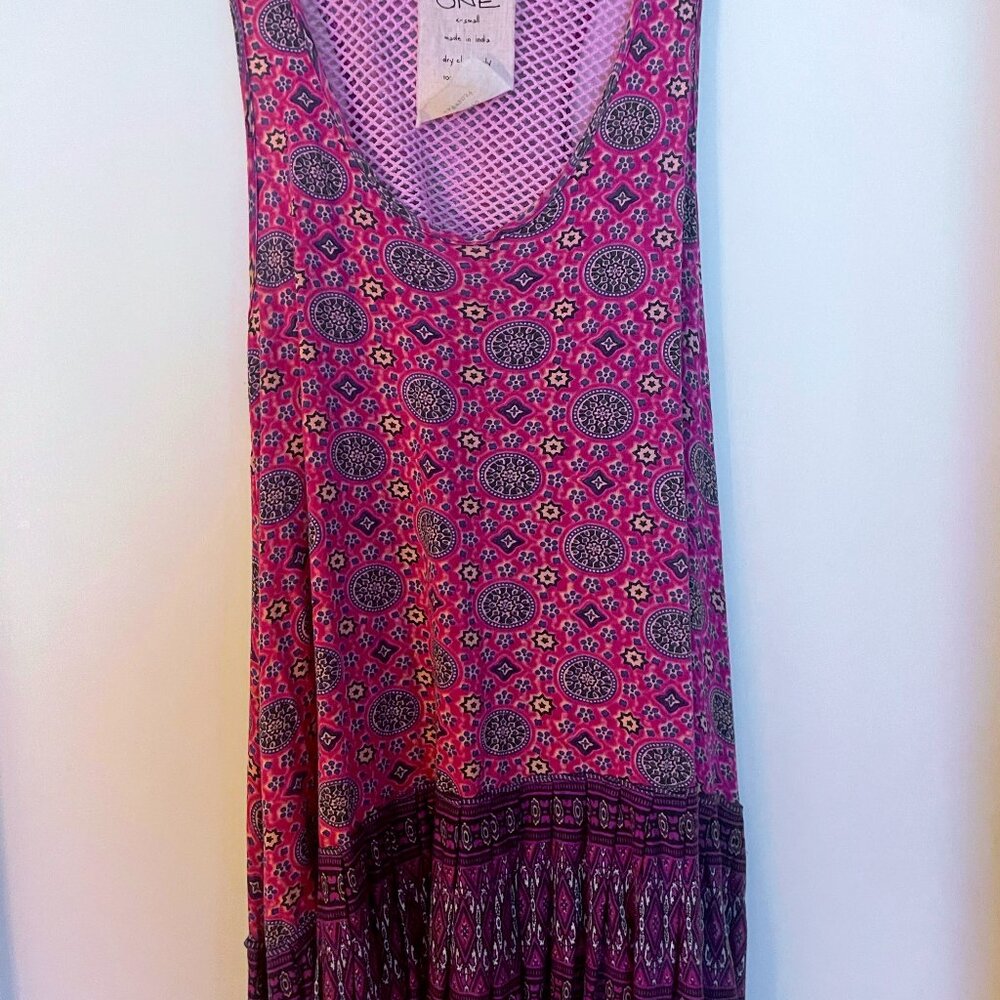 Free People Boho Floral Tank Dress